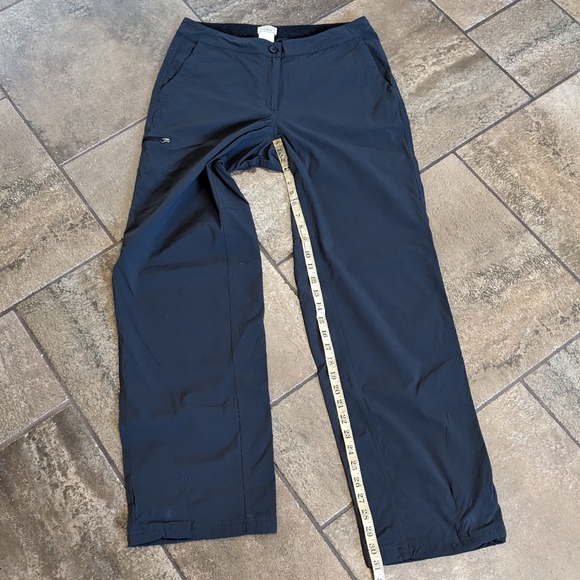 LL Bean Gorpcore Comfort Trail Pants Size 10 Dark Grey/Soft Black - Picture 4 of 14